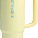 STANLEY Quencher ProTour Flip Straw Tumbler with Leakproof Lid 30 oz | Built-In Straw and Handle | Cup Holder Compatible for Travel | Insulated Stainless Steel Cup | BPA-Free | Pomelo