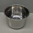 Stainless Steel Inner Pot for Instant Pot 6QT, Upgrade Replacement Pot for Instant pot 6 quart, Food Grade 304 (18/8) Stainless Steel Cooking Pot with Thick Bottom, Non-Toxic (No Teflon)