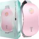 Slimpal Heating Pad for Period Cramps, Portable Cordless Electric Heating Pad for Menstrual Pain Relief Heat Belt, Rechargeable Wearable Heat Pad Gifts for Her Women Girl Wife Girlfriend, Pink (SPC020)