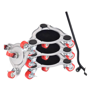 Moving Roller Dolly 4pcs Metal Furniture Mover Swivel Wheels for Heavy Items Suitable for All Settings
