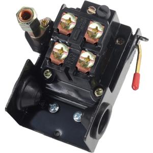 Heavy Duty Air Compressor Pressure Switch Control 90-125 psi Single Port, 26A Replaces