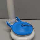 Toilet Flush Valve Assembly, 3 Inch, Compatible with One - Piece Toilets -WC Tank Repair and Replacement Part Featuring Chain and Flapper (Blue/White)