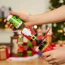 JOYIN 12 pcs Christmas No-Snap Party Favor, Xmas Nutcracker Design Funny Gifts for Kids Includes Party Hat, Jokes & Gifts, Christmas Table Decorations for Dinner Traditions Party Supplies