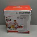 Soft Serve Ice Cream Machine with Freezer Bowl, 1.0 Qt Homemade Swirl Ice Cream Maker, Ice Cream Machine for Frozen Yogurt & Sorbet, 2030 Min Fast Churn, Easy to Clean, Compact Gift Appliance