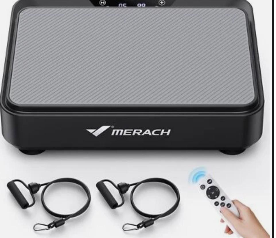 MERACH Vibration Plate Exercise Machines For Home Weight less Exercise Fitness