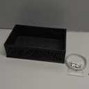 Saillong Doorbell Chime Cover Box Only, Upgrade Thickness Wooden Doorbell Cover Plate Inside House, Decorative Door Bell Box for Indoor/outdoor Home Wall, Easy to Install(Black)