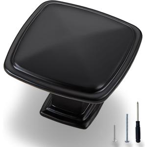 10 Pack Kitchen Cabinet knobs Hardware Black Cabinet Handles Cabinet pulls Dresser knobs Kitchen Dressers Wardrobe and Bathroom Cabinet Doors Wardrobe Door Handle Drawer Handles