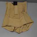 MOVWIN Postpartum Belly Wrap C Section Panties Belly Band Abdominal Compression Corset Girdle Shorts with Zipper (Small, Beige)