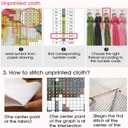 Svarog Stamped Cross Stitch Kits Beginners Full Range of Embroidery Patterns Starter Kits for Adult or Kids DIY Cross Stitches Needlepoint Kits 14CT-Sunflower 18.9x14.96 inch