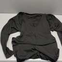 ECHOINE Womens V Neck Wide Leg Jumpsuits with Pockets Ribbed Long Sleeve Coat Pants 2 Piece Sets Outfits L