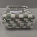 Jacquotha Green Hand Towels for Bathroom Set of 4 - Cute Checkered Bathroom Towels for Kitchen Decor, Lightweight for Bath Face Body