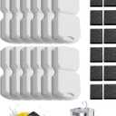 Cat Water Fountain Filters: 12Pack Replacement Pet Fountain Filter of 12 Carbon Filters & 12 Sponges - Use for HOOISE 74oz Automatic Pet Fountain Cat Water Dispenser S15/S15-Pro/S15-Plus