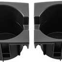 Right & Left Center Console Cup Holder Insert Fit for Toyota for Tacoma 2005-2017 Drink Bottle Hold Replace 66991-04012& 66992-04012