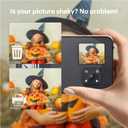 KODAK Mini Shot 2 Retro 4PASS 2-in-1 Instant Digital Camera and Photo Printer (2.1x3.4 inches) Initial 8 Sheets + 60 Sheets Bundle, Yellow