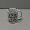 Andaz Press Funny 11oz. Coffee Mug Gift, If Britney Survived 2007 You Can Survive Today, 1-Pack, Novelty Best Friend Adult Office Coworker Birthday Christmas Hot Chocolate Cup Funny Mugs