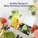 KOIOS Smoothie Blender, 900W Personal Blender for Shakes and Smoothies for Kitchen with 2 No-BPA 22oz Portable Cups, Single Serve Smoothies Maker Mixer for Juices, Nutritious Recipe (Grey Blue)