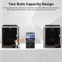 Comgrow Filament Dryer Box, SH02 Dry Box Filament Sealed Storage Box 3D Printer 2 Spools Holder with PTC Fast Heater, Filament Dehydrator with Touch Screen Compatible with PLA PETG TPU ABS 1.75/2.85mm