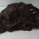 MEGO Luxury Shaggy Faux Fur Duvet Cover Set, Ultra Soft 3 Pieces Fluffy Comforter Cover Set, Fuzzy Bedding Set(1 Plush Furry Duvet Cover + 2 Pillow Shams), Zipper Closure(Queen, Dark Brown)