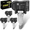 Oktiger TPMS Sensor Pre-Programmed Fit for Jeep Gladiator 2021-2024, Grand Cherokee 2021-2024, Wrangler 2021-2024, Grand Wagoneer, for Maserati, Tire Pressure Sensor 433MHz OE#68339096AB, 68339096AA