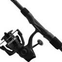 Abu Garcia 7' Max SX Spinning Reel and Fishing Rod Combo, Size 3000 Reel, 7 Stainless Steel Ball Bearings, Smooth Oil Felt Front Drag System, 24 Ton Graphite Rod Blank