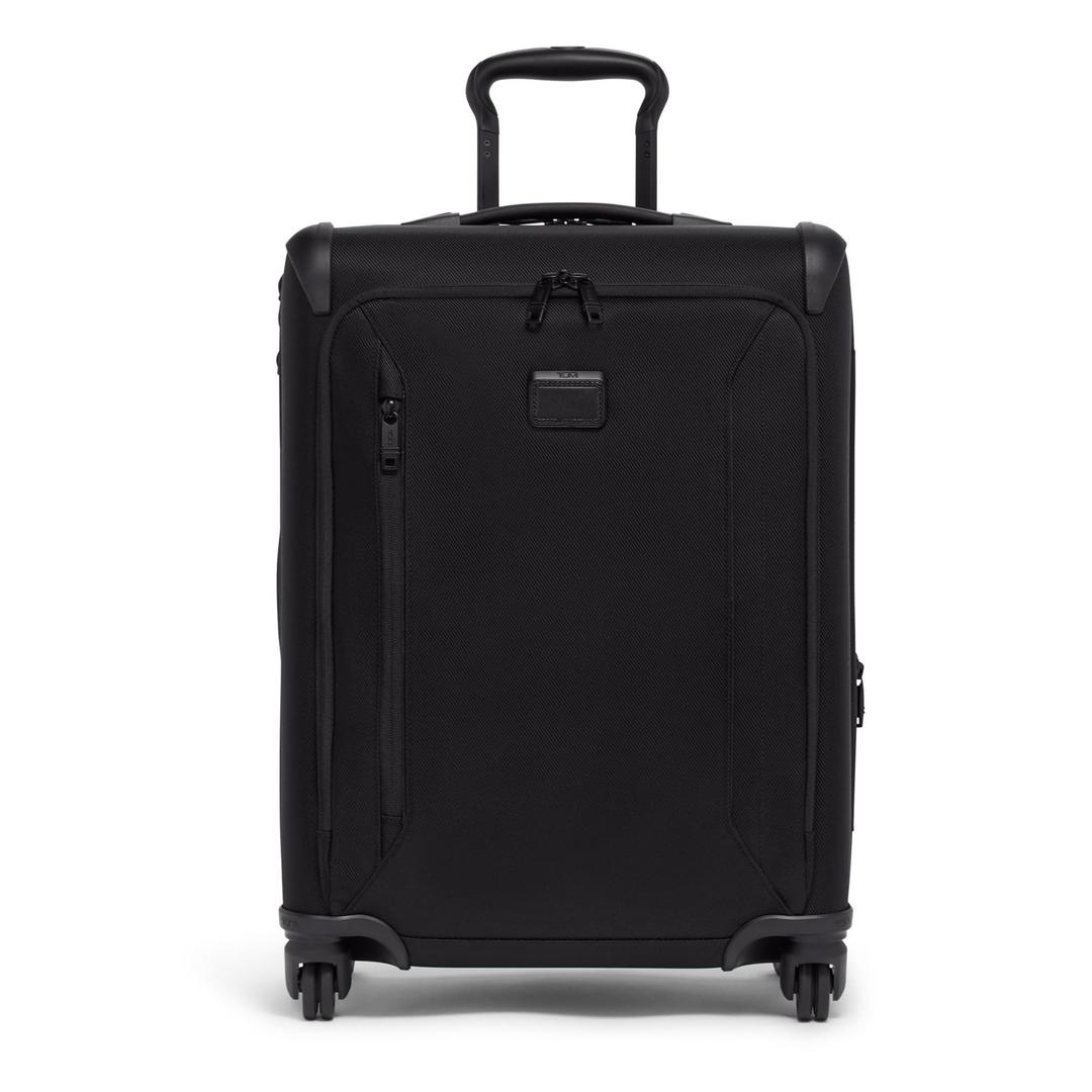 TUMI - Aerotour 4 Wheel Expandable Luggage - Men's and Women's Lightweight Business and Leisure Travel Suitcase - 21.75" Continental Expandable Carry-On, Black