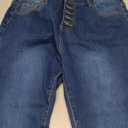 KUNMI Womens Curvy High Waist Stretch Butt Lifting Skinny Colombian Jeans (Large, Dark Blue)