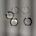 6 Pack Case for Garmin Vivoactive 6 with Tempered Glass Screen Protector, Shockproof Hard PC Bumper Protective Cover Compatible with Garmin Vivoactive 6