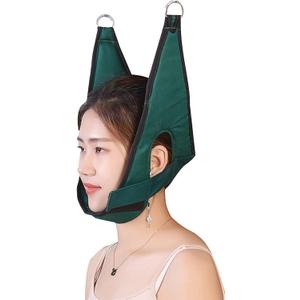 Cervical Traction Belt Home Neck Stretching Fixation Belt Neck Hanging Adult Neck Cone Traction Head Cover Medical Neck Pain Relief Correction Decompressor Pillow Neck Disease Treatment Device