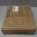 2Pack 250 Watt Pond De-Icer with Thermostat, Cast Aluminum Submersible Bird Bath Heater, Heated Chicken Water, Power Cord 9.8 Ft