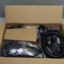 Corded Stick Vacuum Cleaner - Lightweight, Powerful Suction with 450W Motor, 3-in-1 16.4Ft Cord Vacuum Cleaners for Home, Hard Floor, Carpet, Pet Hair Black Orange