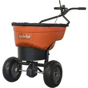 Agri-Fab 45-0548 130 lb. Commercial Push Spreader, Orange/Black