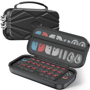 Premium Protective Switch 2 Case for Nintendo Switch 2 & OLED – Secure Travel & Storage, Durable Hard Shell with Organized Storage for Console, switch 2 accessories & Game Cards
