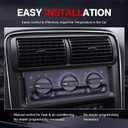 599-218 Front Climate Control Module Heater A/C Air Conditioning Panel Unit, Compatible with 1999-2002 Chevy Silverado Suburban Avalanche 1500 2500 3500 HD, GMC XL Sierra 1500 2500 3500 HD