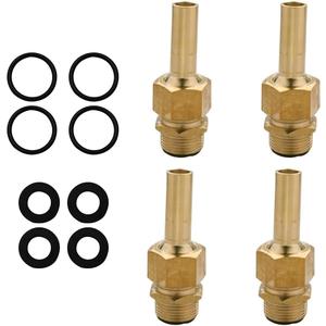 590041 Swimming Pool Spa Brass Deck Jet Nozzle, 1/2 NPT Zodiac Deck Jet Water Design OEM: 590041 R0560400 (4 Pcs)