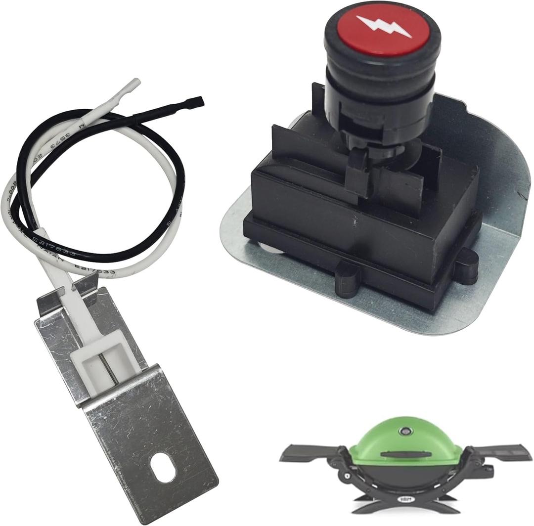 64868 Electronic 2-Outlet Ignition Kit Replacement Parts for Weber Q1200 Q2200 Series Grills (2014-Present),Compatible with Weber Igniter 64868,for Weber 51010001 51200001 Gas Grill Igniter