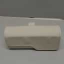 Zpana Sunglass Holder for Car Visor, Leather Auto Eyeglasses Sun Visor Organizer Case with Hidden Magnetic Closure, Auto Protective Glasses Storage Box, Universal for SUV RV Truck (Beige)