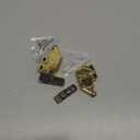 The Hillman Group 59280 Polished Brass Mini-Latch with Catch, 2-Pack