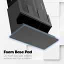 GALVANOX Pod Dispenser Designed for Nespresso Vertuo Capsules (3 Box Sleeve Holder) Freestanding Countertop Organizer Stand, Non-Slip Steel Base, Dispenses 3 Coffee Flavors (30 Vertuoline Pods)