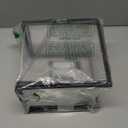 PUERSI 4 PCS Pizza Stand Holder with Non-Slip Pads, Black Metal Pizza Pan Display Stands, Food Platter Riser Serving Tray for Party Wedding