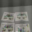 Wehhbtye 4 Set Mardi Gras Face Jewels Stickers, Self-Adhesive Mardi Gras Eye Gems Sticker, Glitter Face Crystals Decoration for Women Party Costume Cosplay Makeup Dress-up Decor