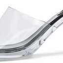 NBUUNBU Chunky Heels for Women Clear Platform Heels Sexy Block High Heels Sandals Square Toe Open Toe Transparent Strap Comfortable Dress Shoes Slip on Mules (11, Black)