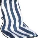 LoyaGour Car Seat Cover Protector Front Seats, for Gym Workout, Running, Swimming, Beach and Hiking, Waterproof Sweat Towel Seat Covers for Cars SUV Trucks (Blue Stripe, 1Pcs)