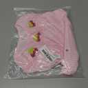 Newborn Baby Girl Smocked Thanksgiving Outfit Infant Plaid Bubble Romper Embroidery Turkey Fall Clothes (Pink)