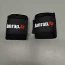 Weight Lifting Wrist Wraps for Weightlifting, Gym, Workout, Sports, Crossfit | Wrist Straps for Weightlifting Strong & Shock-absorbing | Ideal Gift for Men and Women | 18-inches Long (Total Black)