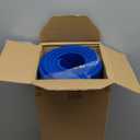 Amazon Basics Extra Thick Exercise Yoga Mat with Carrying Strap (Blue)