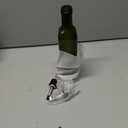 AOZITA [1PACK 17 oz Glass Olive Oil Dispenser Bottle Set - 500ml Dark Green Oil & Vinegar Cruet Bottle & 17oz Glass Olive Oil Dispenser - Oil and Vinegar Cruet Bottle with Stainless Steel Pourers