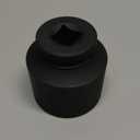 3/4 Inch Drive Metric Impact Socket 55mm, 6-Point Design, Heat-Treated Chrome Molybdenum Alloy Steel, Spindle Axle Nut Socket for Auto Repair, Easy Removal