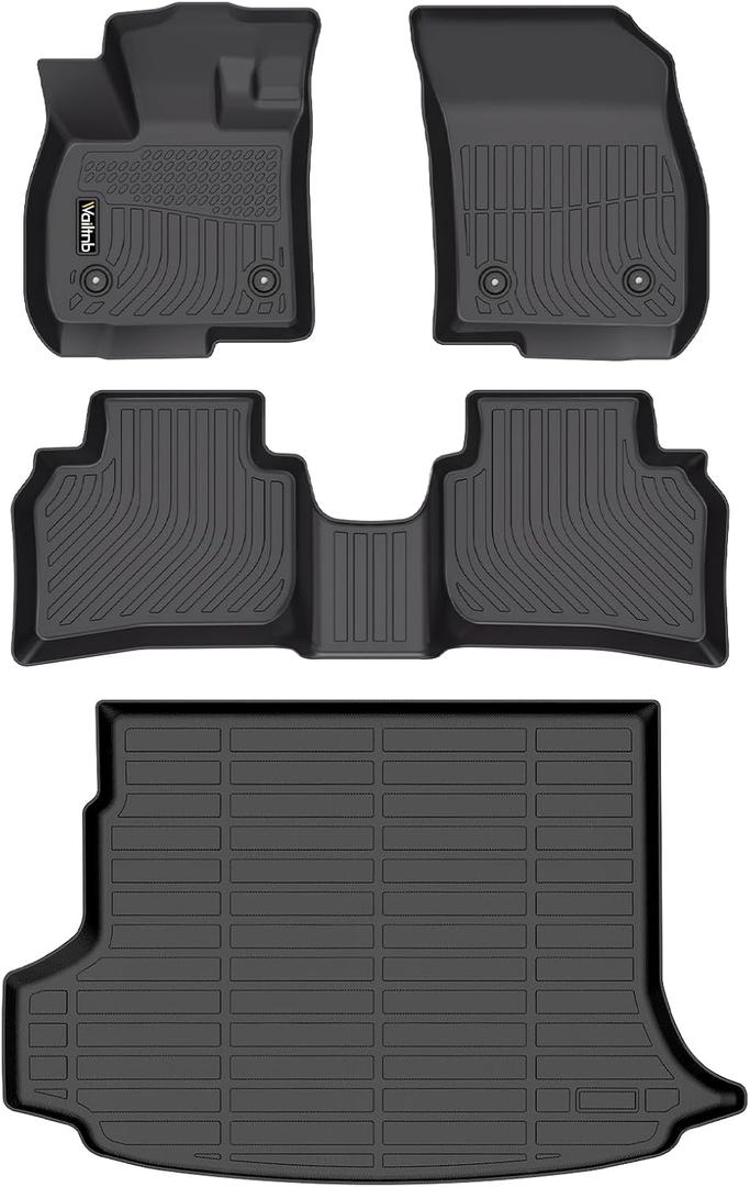 Wailtnb-Floor Mats & Cargo Liner for Buick Envision 2021-2025 2026 Waterproof Durable All Weather Automotive Floor Liner Custom Fit for Envision Accessories Black