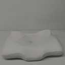 Osteo Cervical Pillow for Neck Pain Relief, Hollow Design Odorless Memory Foam Pillows with Cooling Case, Adjustable Orthopedic Bed Pillow for Sleeping, Support for Side Back Sleepers (Standard High(24.5*16.5*5.2/4.1 inches), White)