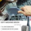 oesee 8PCS Pro Wheel Cleaning Kit - Synthetic Wool Brushes, Detailing Brush, Tire Brush, Wash Mitt, Drying Towel & Carry on Bag - Scratch-Free Rim Cleaning Kit